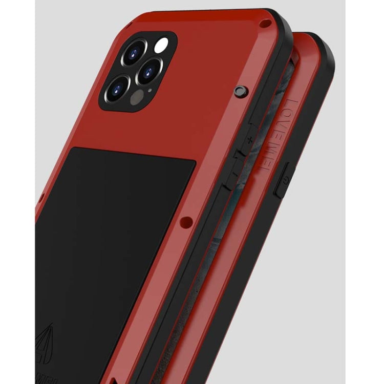 LOVE MEI Metal a prueba de golpes impermeable a prueba de polvo funda protectora, For iPhone 12 Pro, For iPhone 12 Pro Max