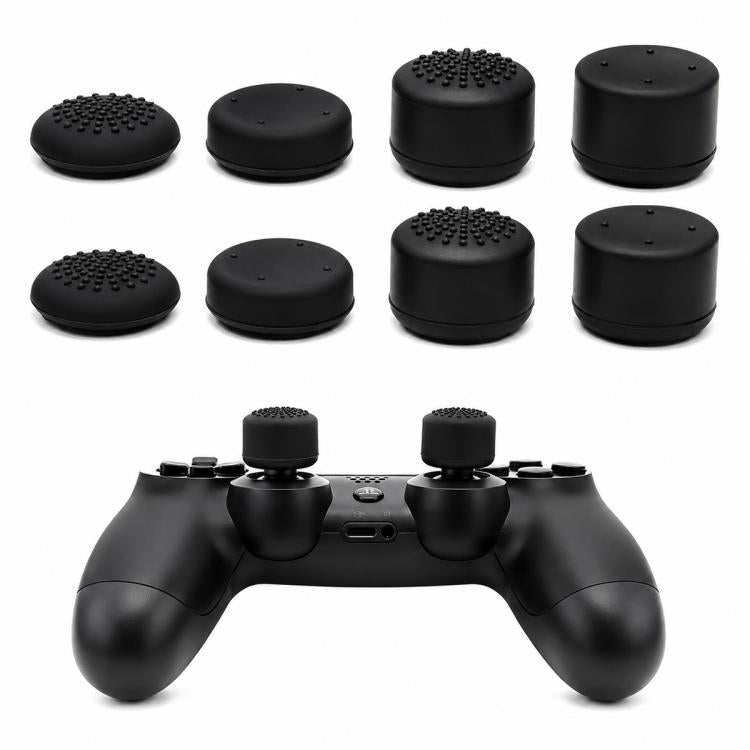 XDcase 8pcs Silicone Anti-Slip Joystick Cap Stackable Cover for PS5 / Switch Pro / Xbox 360 Gamepad