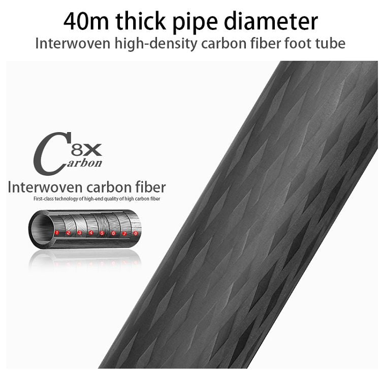 BEXIN ST424C Trípode grande fotográfico de fibra de carbono para videocámara resistente, tubo máximo: 40 mm, ST424C