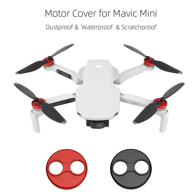 Sunnylife MM-Q9239 Cubierta de motor de aleación de aluminio impermeable a prueba de polvo para DJI Mavic Mini / Mini 2