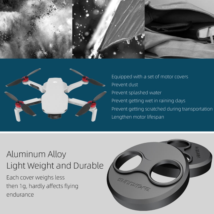 Sunnylife MM-Q9239 Cubierta de motor de aleación de aluminio impermeable a prueba de polvo para DJI Mavic Mini / Mini 2