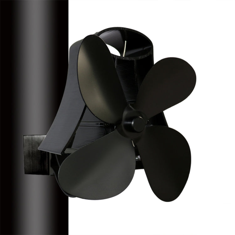 YL-105 Ventilador de estufa para chimenea accionado por calor de aluminio de 4 aspas, YL-105 (Black), YL-105 (Bronze), YL-105 (Grey), YL-105 (Gold), YL-105 (Rose Red), YL-105 (Silver), YL-105(White)