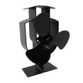 YL401 Ventilador de estufa de chimenea accionado por calor de metal de alta temperatura de 3 aspas, YL401 (Black), YL401 (Bronze), YL401 (Gold), YL401 (Silver), YL401 (White)