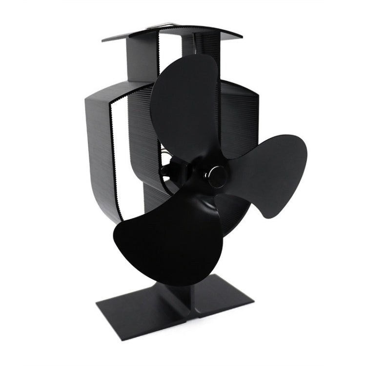 YL401 Ventilador de estufa de chimenea accionado por calor de metal de alta temperatura de 3 aspas, YL401 (Black), YL401 (Bronze), YL401 (Gold), YL401 (Silver), YL401 (White)
