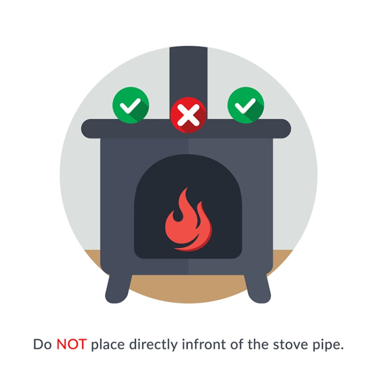 YL401 Ventilador de estufa de chimenea accionado por calor de metal de alta temperatura de 3 aspas, YL401 (Black), YL401 (Bronze), YL401 (Gold), YL401 (Silver), YL401 (White)