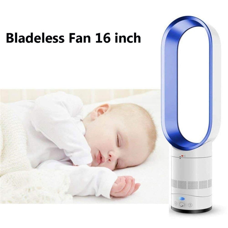 Ventilador eléctrico sin hojas para escritorio con Control remoto y cabezal móvil silencioso para el hogar de 16 pulgadas