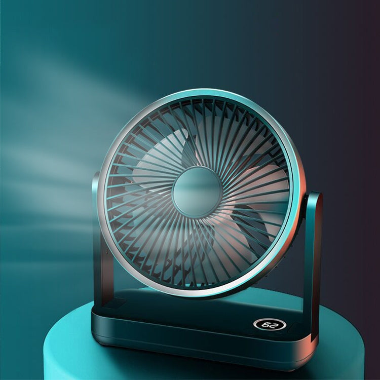 Ventilador eléctrico de escritorio F701 con pantalla LED
