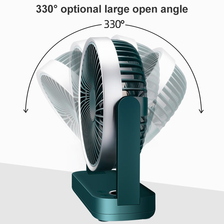 Ventilador eléctrico de escritorio F701 con pantalla LED