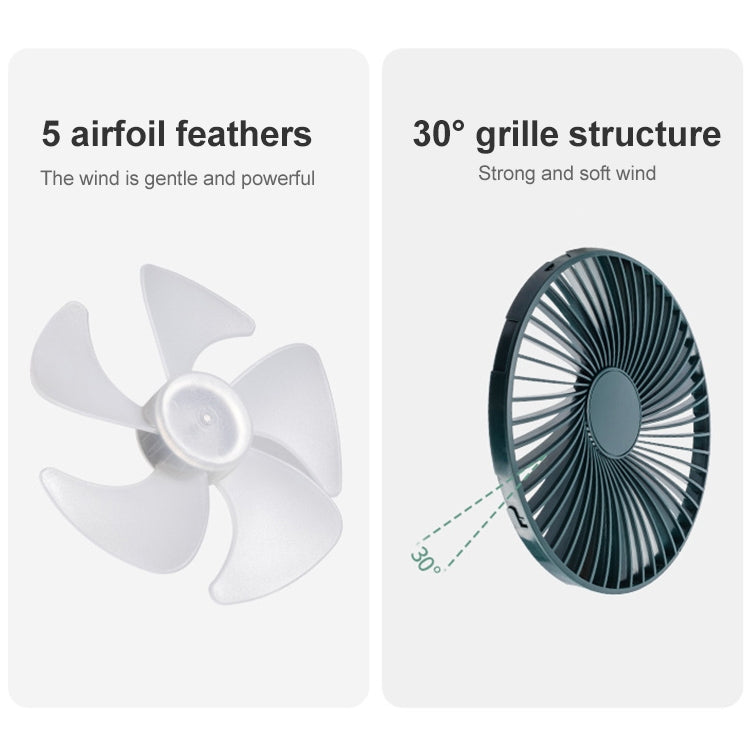 Ventilador eléctrico de escritorio F701 con pantalla LED