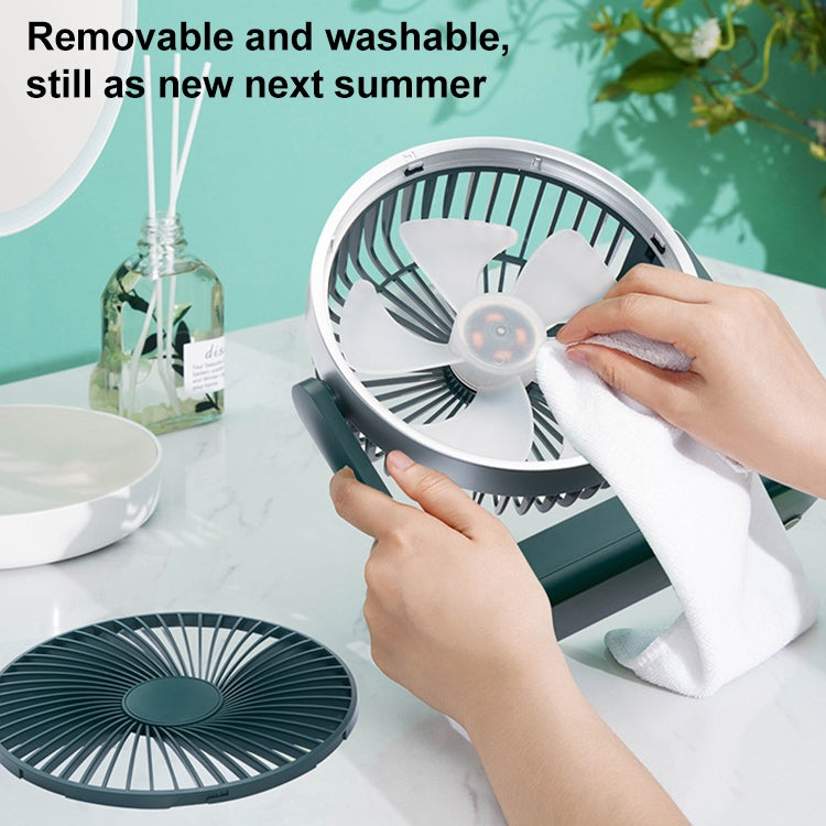 Ventilador eléctrico de escritorio F701 con pantalla LED
