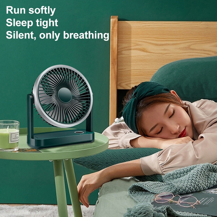 Ventilador eléctrico de escritorio F701 con pantalla LED
