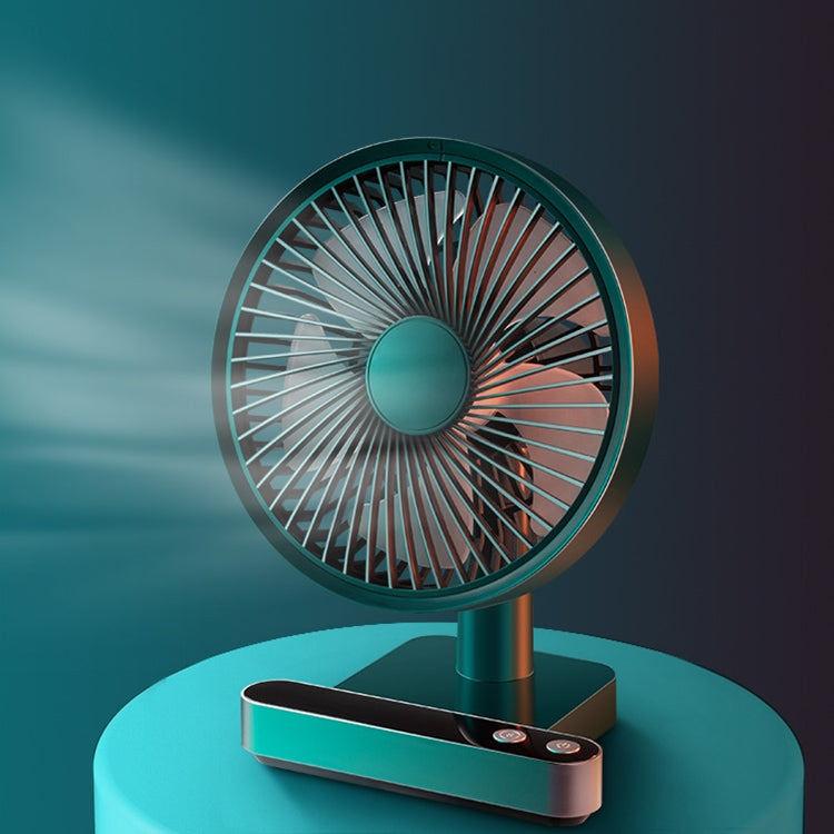 Ventilador eléctrico de escritorio con vibración automática F702 con pantalla LED