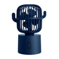 F6 Cactus Mini ventilador portátil USB cabezal móvil ventilador eléctrico de escritorio de mano