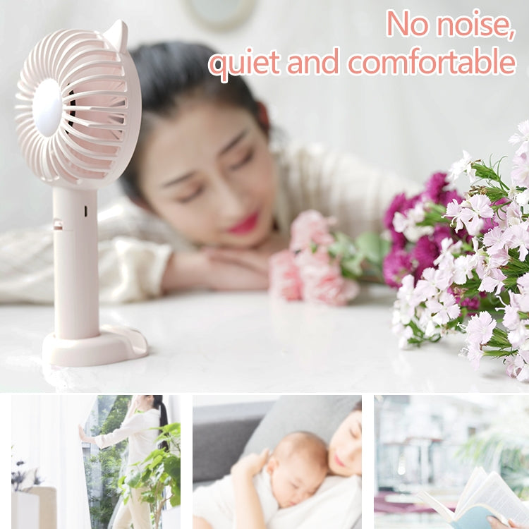 Ventilador eléctrico con soporte de escritorio multifunción N10, con control de 3 velocidades