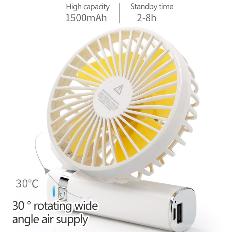 Ventilador eléctrico portátil plegable de mano S2, con control de 3 velocidades y luz nocturna