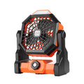 Ventilador portátil para exteriores X3, ventilador de refrigeración por aire con carga USB y lámpara LED de noche