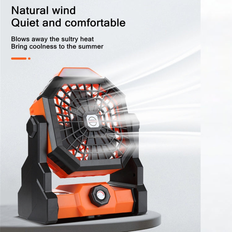 Ventilador portátil para exteriores X3, ventilador de refrigeración por aire con carga USB y lámpara LED de noche