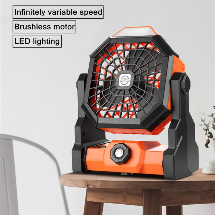 Ventilador portátil para exteriores X3, ventilador de refrigeración por aire con carga USB y lámpara LED de noche