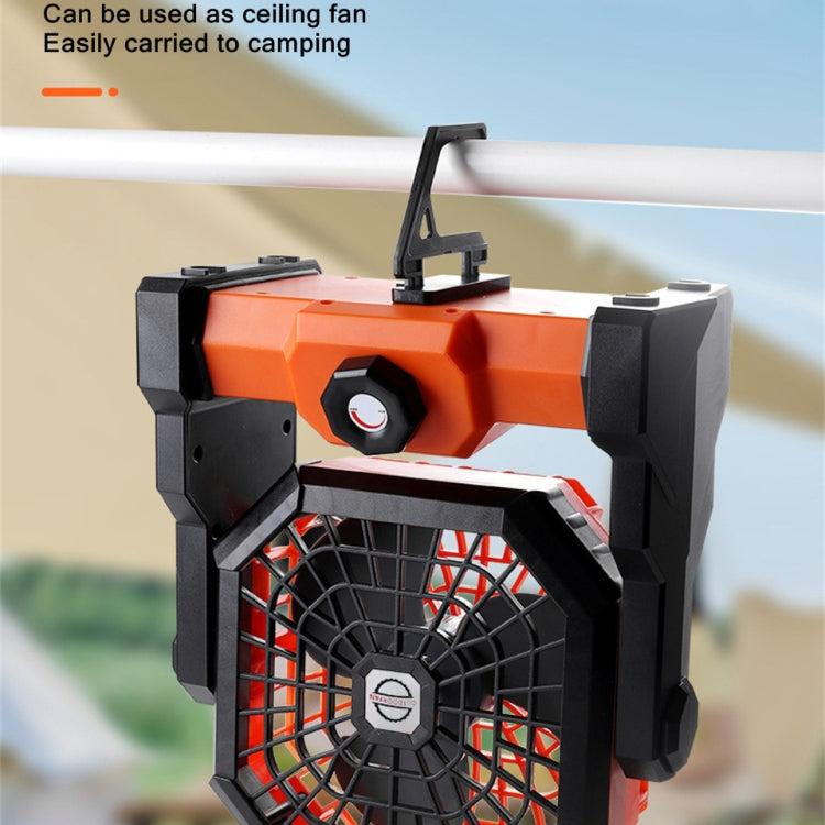 Ventilador portátil para exteriores X3, ventilador de refrigeración por aire con carga USB y lámpara LED de noche