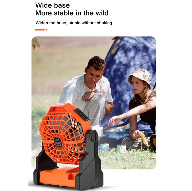 Ventilador portátil para exteriores X3, ventilador de refrigeración por aire con carga USB y lámpara LED de noche