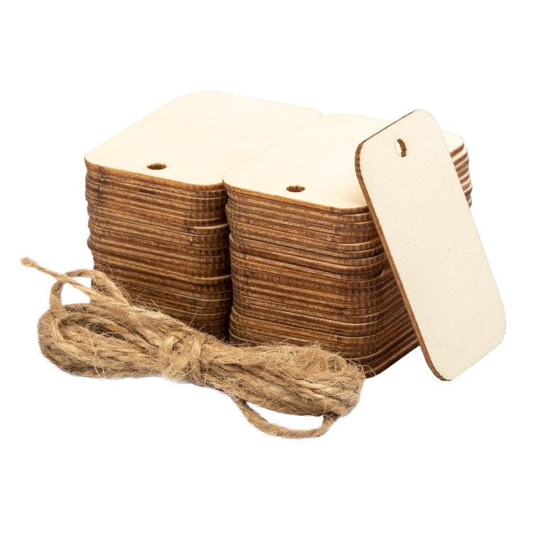 XTOOL KA020132000 150 piezas de consumibles rectangulares para máquina de grabado de piezas de madera con orificio