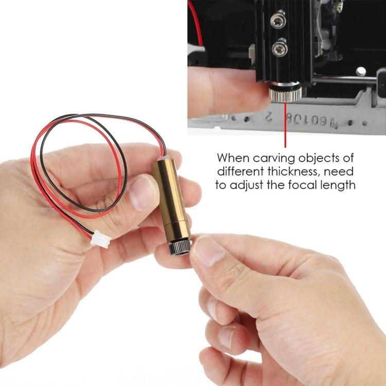 NEJE 1000mW 405NM azul + accesorio de módulo láser de luz púrpura para impresora de grabado láser DIY, 1000mW