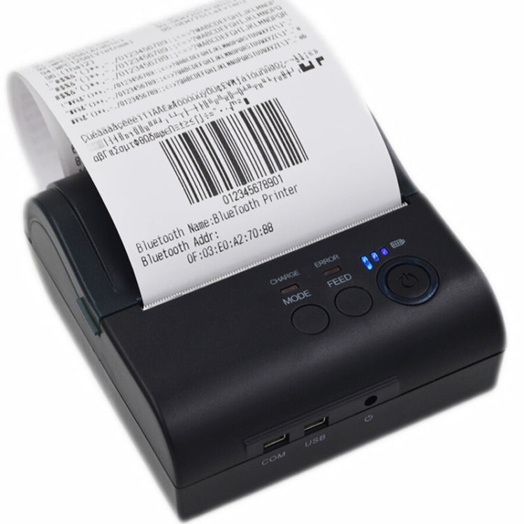 Impresora térmica de recibos Bluetooth portátil POS-8001LD, POS-8001LD