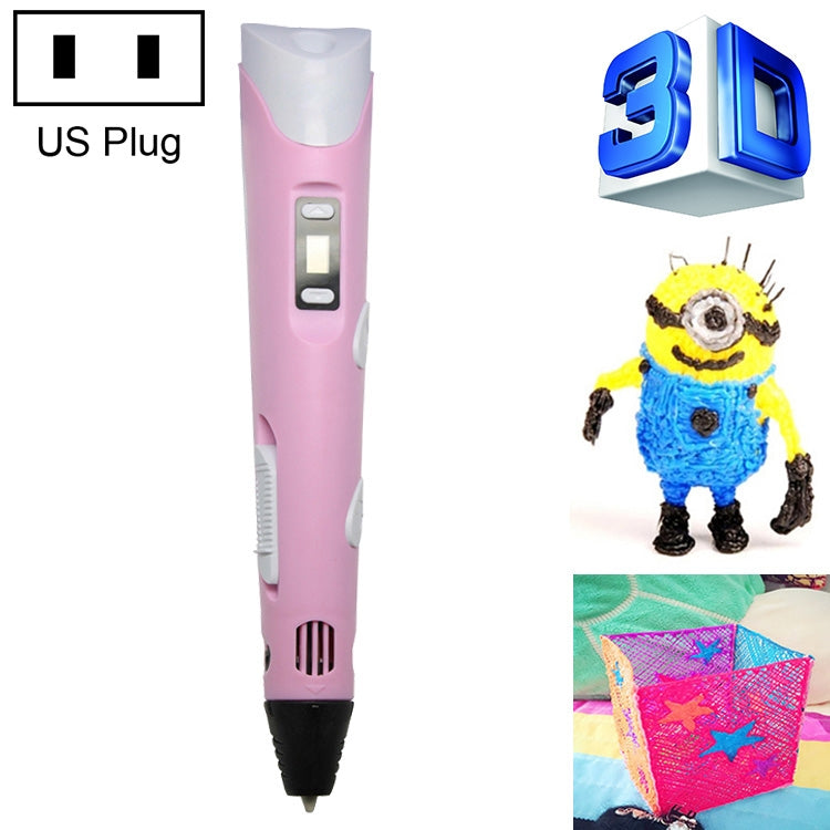 Pluma de impresión 3D de mano, enchufe de EE. UU., US Plug
