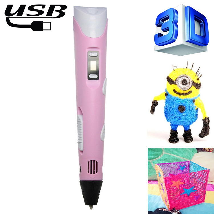 Bolígrafo de impresión 3D de mano, enchufe USB, USB Plug