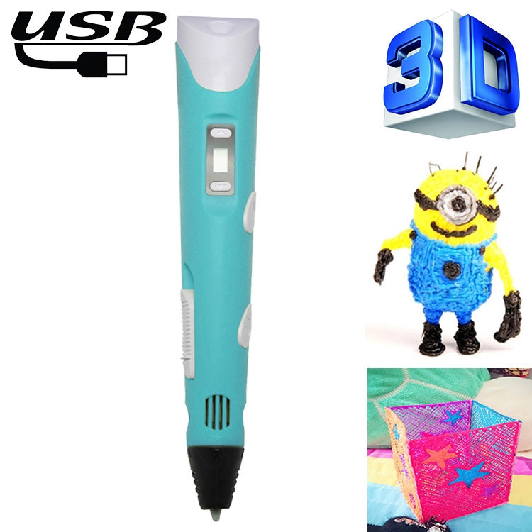 Bolígrafo de impresión 3D de mano, enchufe USB, USB Plug