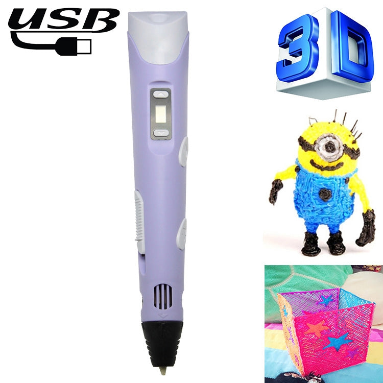 Bolígrafo de impresión 3D de mano, enchufe USB, USB Plug