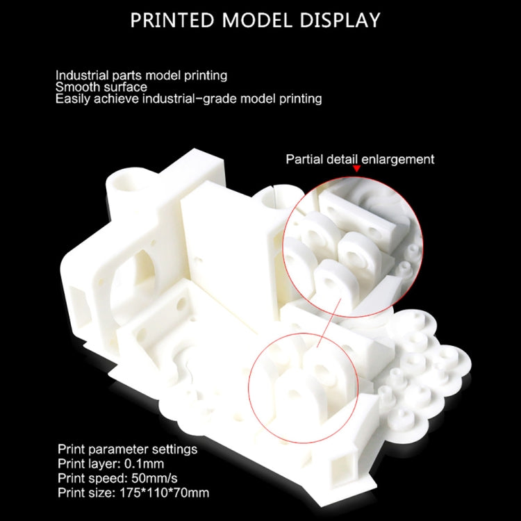 Impresora 3D física tridimensional con marco de placa de metal de alta precisión de escritorio JGAURORA A1