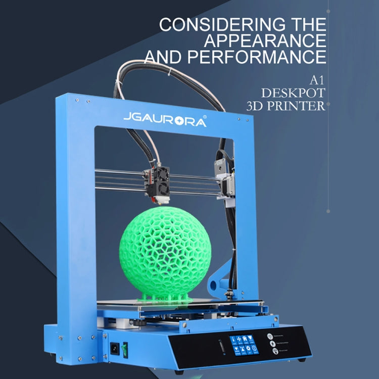 Impresora 3D física tridimensional con marco de placa de metal de alta precisión de escritorio JGAURORA A1