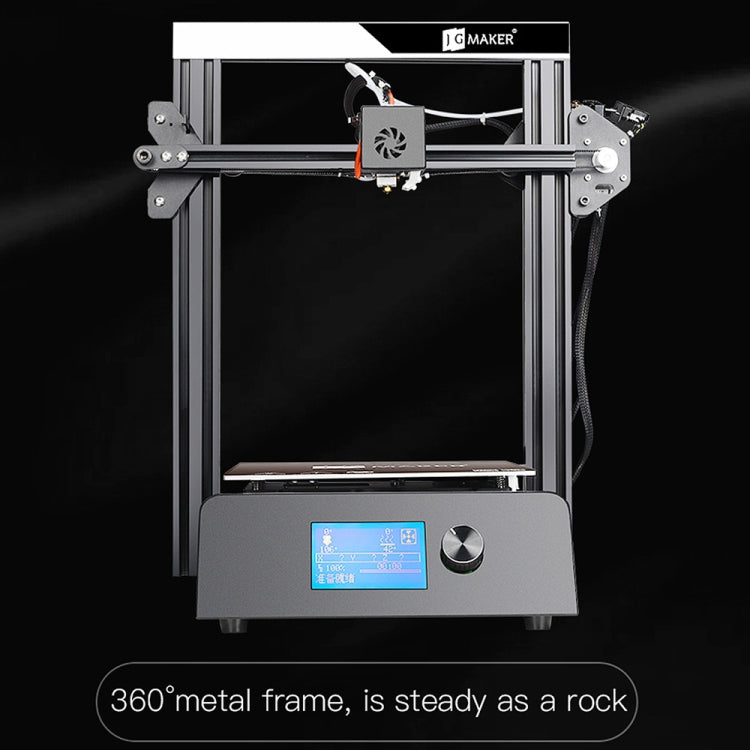 Impresora 3D de escritorio con pantalla LCD JGAURORA Magic 250W con control de perilla