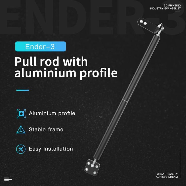 Creality Ender-3 / 3Pro Tie Rod Marco de soporte fijo Soporte de estructura de impresora 3D