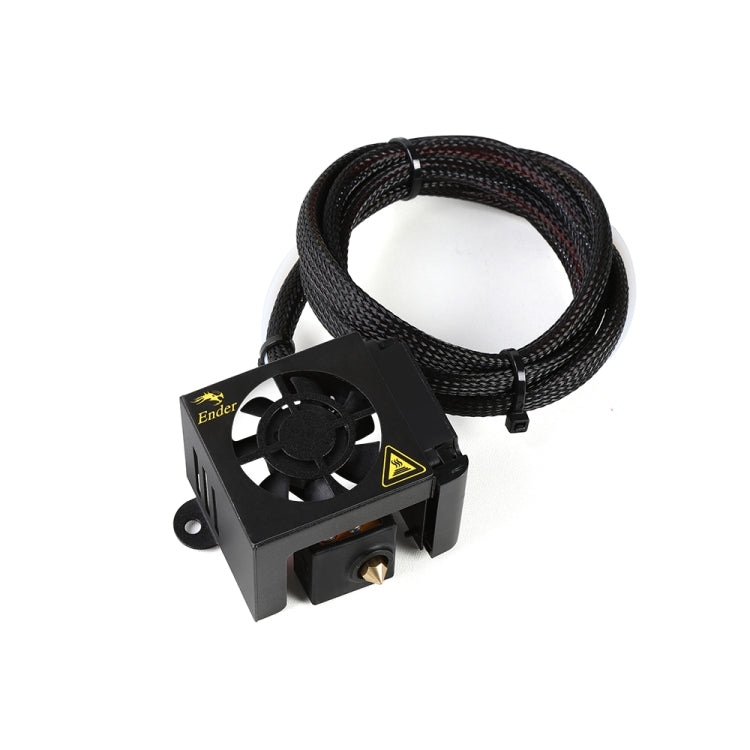 Creality-extrusora de boquilla completa de 24V y 40W, Kit de extremo caliente con boquilla extrusora, ventilador de refrigeración y carcasa para impresora 3D Ender-3