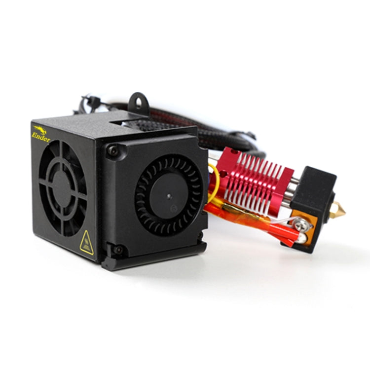 Creality-extrusora de boquilla completa de 24V y 40W, Kit de extremo caliente con boquilla extrusora, ventilador de refrigeración y carcasa para impresora 3D Ender-3