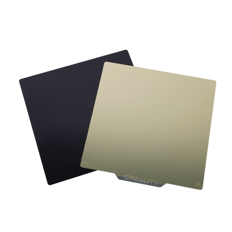 Placa de impresión Creality PEI, hoja de acero con resorte PEI de doble cara con Base magnética para pieza de impresora 3D Ender-3
