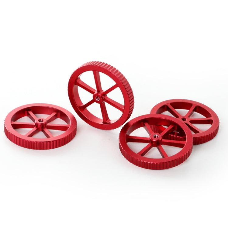 Creality Metal Red Tuerca niveladora atornillada a mano para impresora 3D Ender-3 / Ender-3 Pro / Ender-3 V2 / CR-10 Pro V2
