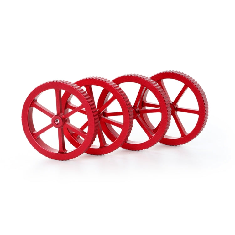 Creality Metal Red Tuerca niveladora atornillada a mano para impresora 3D Ender-3 / Ender-3 Pro / Ender-3 V2 / CR-10 Pro V2