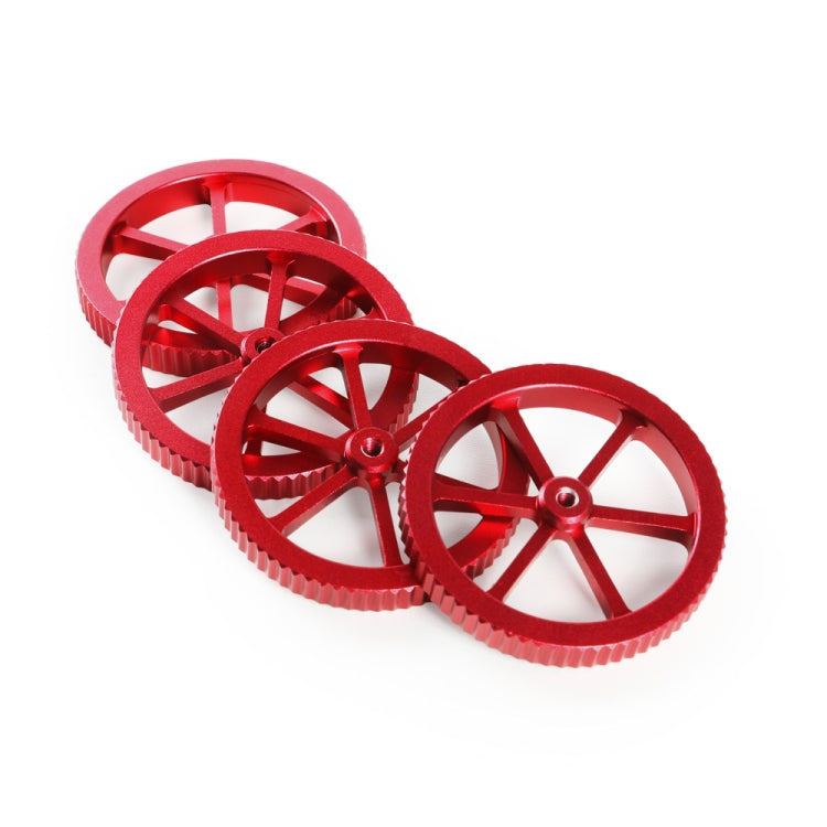 Creality Metal Red Tuerca niveladora atornillada a mano para impresora 3D Ender-3 / Ender-3 Pro / Ender-3 V2 / CR-10 Pro V2