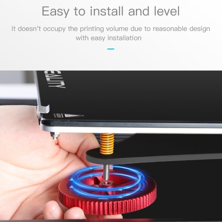 Creality Metal Red Tuerca niveladora atornillada a mano para impresora 3D Ender-3 / Ender-3 Pro / Ender-3 V2 / CR-10 Pro V2