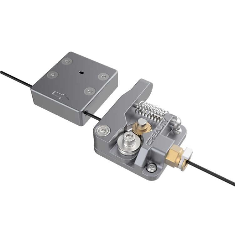 Kit de extrusora Bowden de bloque plateado totalmente metálico Creality para impresora 3D Ender-3 / Ender-3 Pro / Ender-3 V2 / CR-10 Pro V2
