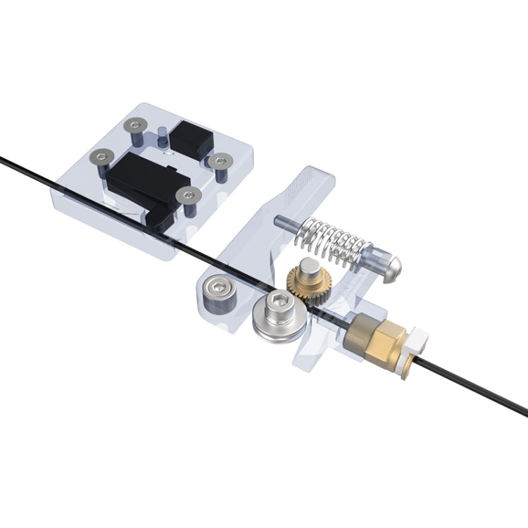 Kit de extrusora Bowden de bloque plateado totalmente metálico Creality para impresora 3D Ender-3 / Ender-3 Pro / Ender-3 V2 / CR-10 Pro V2