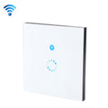 Sonoff Touch Interruptor de pared con panel de vidrio templado de 86 mm, 1 unidad, interruptor táctil para luz de hogar inteligente, compatible con Alexa y Google Home, CA 90 V-250 V 400 W 2 A, 86mm