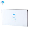 Sonoff Touch Interruptor de pared con panel de vidrio templado de 120 mm, 1 unidad, interruptor táctil para luz de hogar inteligente, compatible con Alexa y Google Home, CA 90 V-250 V 400 W 2 A, 120mm