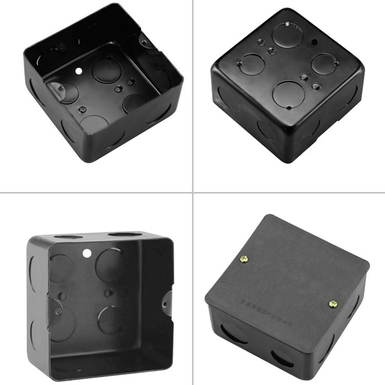 Caja inferior de enchufe de suelo de 86mm, caja de Cable de Cassette doméstica emergente de suelo grueso impermeable de cinco orificios con suelo, Cassette Cable Box