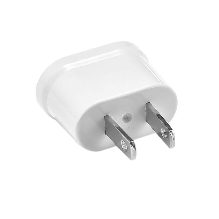Adaptador universal de enchufe de toma de corriente de viaje para pared de CA con enchufe de EE. UU. y UE a EE. UU., CA 250 V