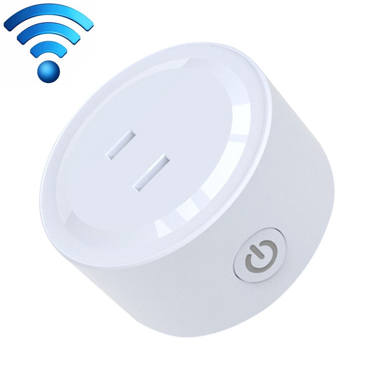 Mini enchufe WiFi de forma redonda 10A, Control remoto por aplicación, temporizador, enchufe inteligente, compatible con Alexa y Google Home, CA 100-240V, enchufe JP/EE. UU.