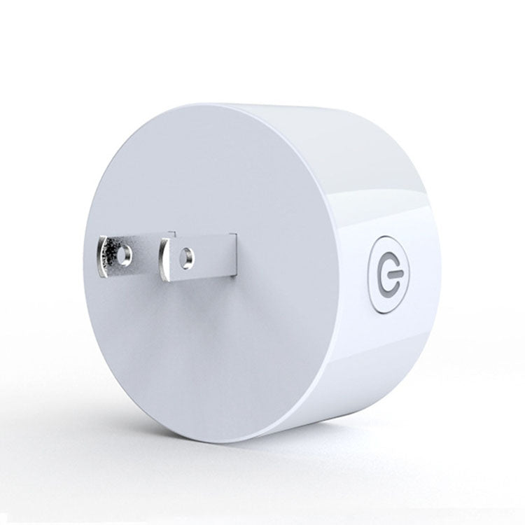Mini enchufe WiFi de forma redonda 10A, Control remoto por aplicación, temporizador, enchufe inteligente, compatible con Alexa y Google Home, CA 100-240V, enchufe JP/EE. UU.